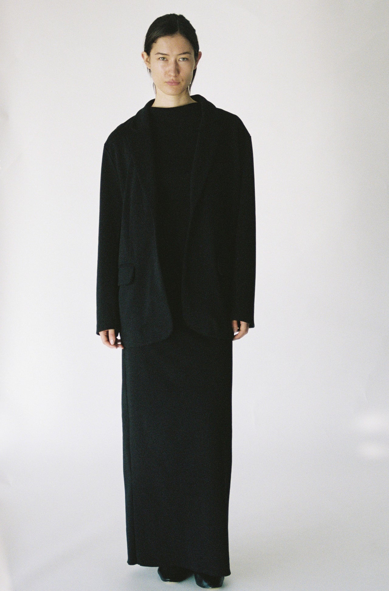 Black Knit Blazer